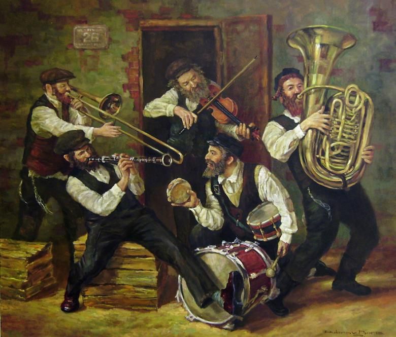 Klezmer Music - Historic Painting
